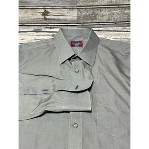 Untuckit Men’s Dress Shirt Wrinkle Free Gray‎ Medium